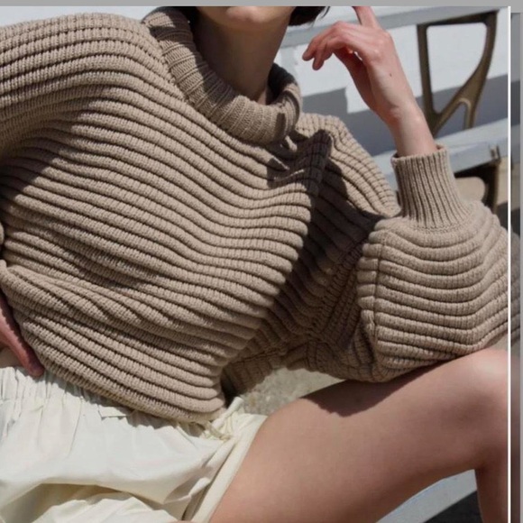 RESERVED Na Nin Romy Chunky Ribbed Sweater, EUC! RETAILS $275! - Picture 8 of 9